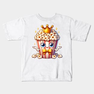 Popcorn prince Kids T-Shirt